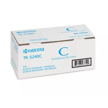 KYOCERA TK-5240C tonerio kasetė 1 vnt. originali žydra