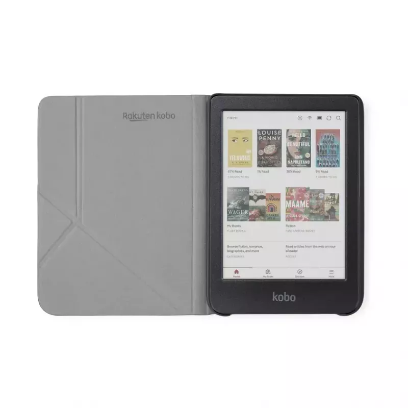 Folio Case Rakuten Kobo SleepCover 15,2 cm juoda