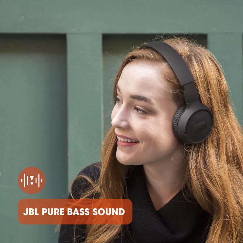 JBL Tune 510 WHITE, belaidžiai, 20 - 20000 Hz, skambučiai/muzika, 160 g, ausinės, balta