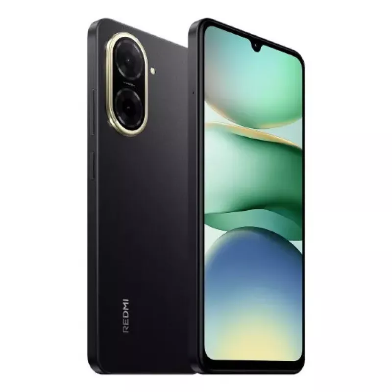Išmanusis telefonas „Xiaomi Redmi A5“ 6,88 colio, 3 GB RAM, 64 GB atminties, „Unisoc T7250“, 5200 mAh, IP54, juodos spalvos