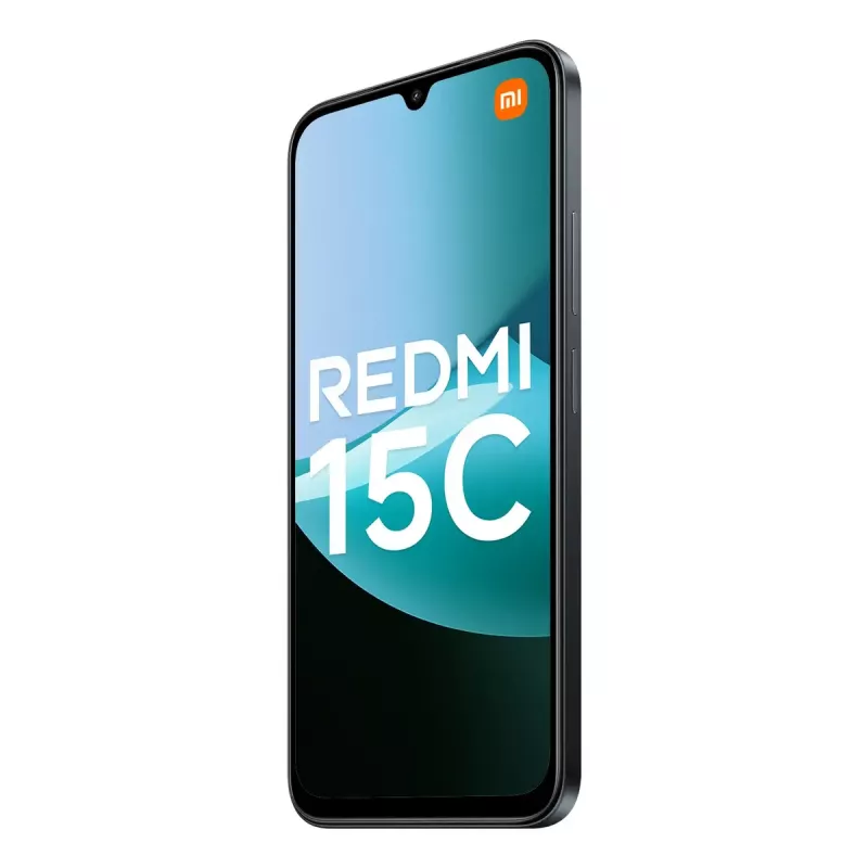 Išmanusis telefonas „Xiaomi Redmi 15C“ 6,9 colio, 4 GB RAM, 256 GB atminties, MediaTek Helio G81-Ultra, 50 MP dviguba kamera, 6000 mAh, IP64, juodas