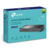 Nevaldomas komutatorius TP-Link TL-SF1008P 8 prievadų 10/100Mbps su PoE