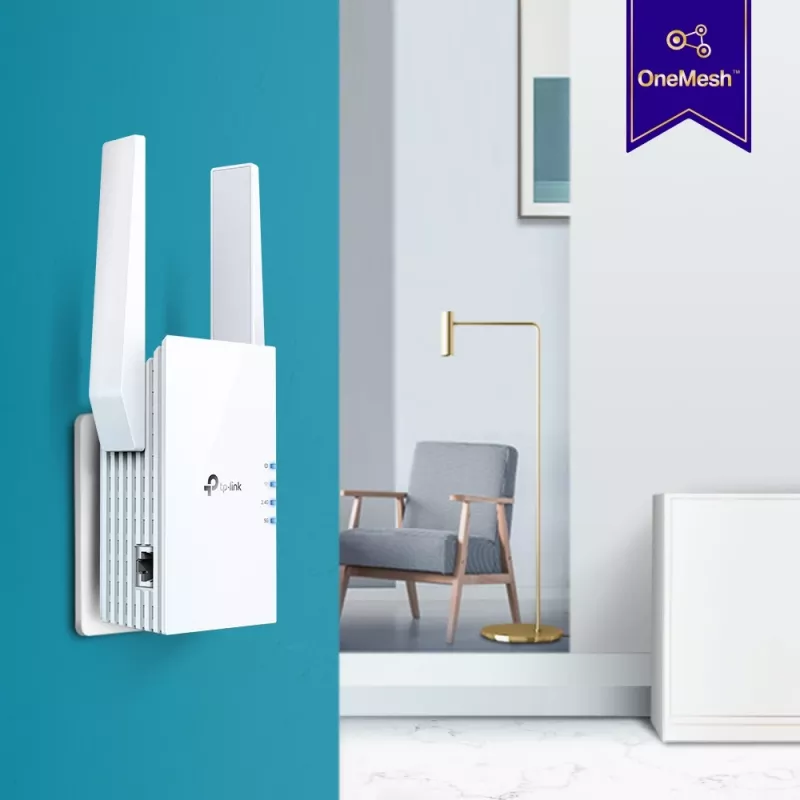Tinklo kartotuvas TP-Link AX1800 WiFi 6 Extender RE605X