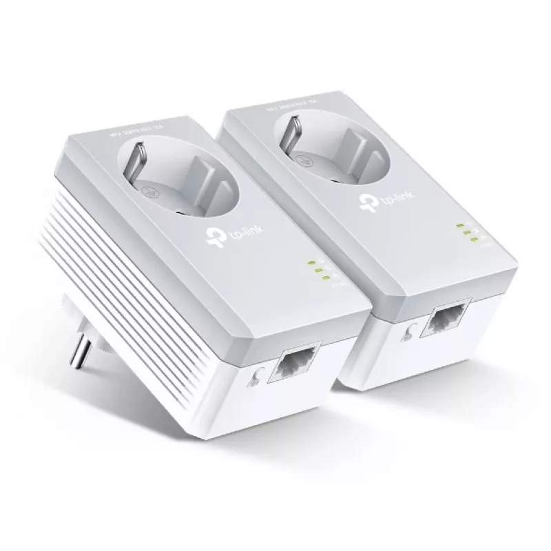 TP-Link Passthrough Powerline 600 pradinis rinkinys, TL-PA4010PKIT, 600 Mbit/s