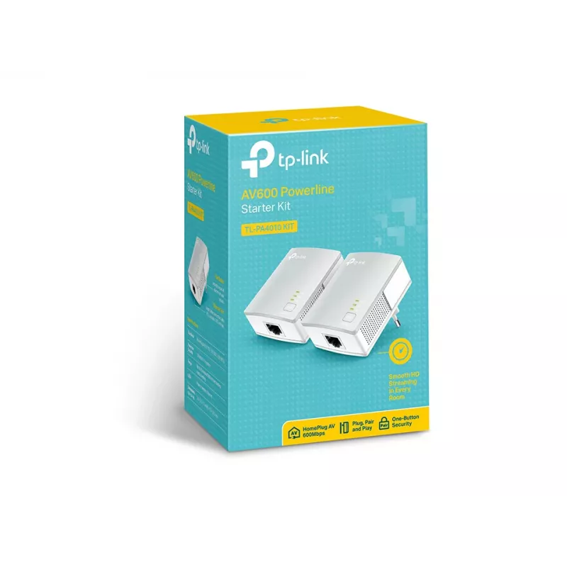 TP-Link TL-PA4010KIT 600 Mbit/s Ethernet LAN baltos spalvos 2 vnt.