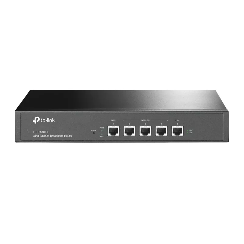 Apkrovos balansavimo plačiajuosčio ryšio maršrutizatorius TP-Link TL-R480T+, IEEE 802.3, 4MB Flash