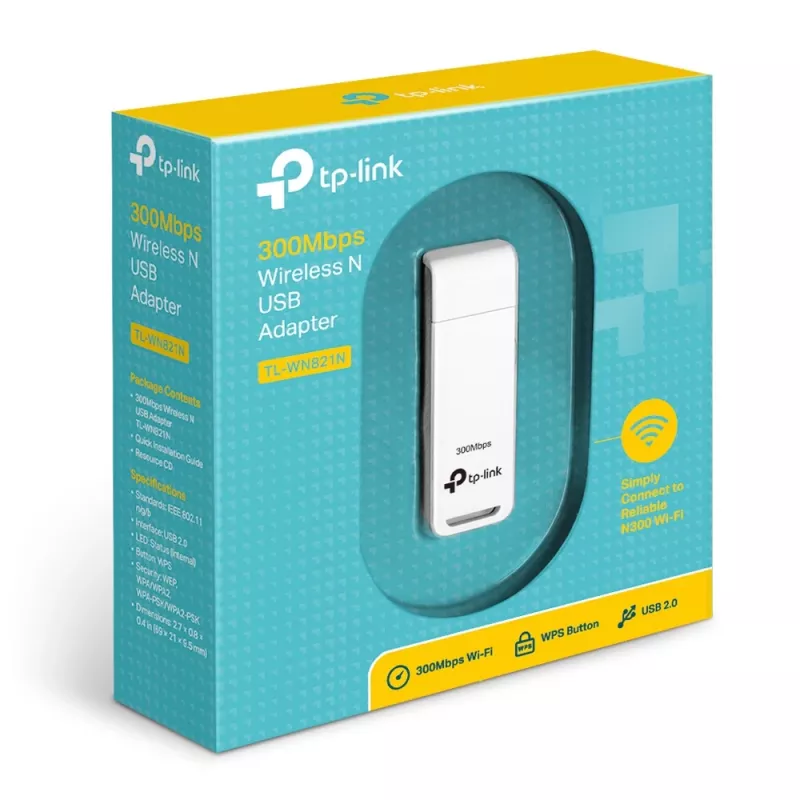 TP-Link TL-WN821N tinklo plokštė WLAN 300 Mbit/s
