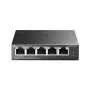 TP-Link TL-SG1005LP tinklo jungiklis Nevaldomas Gigabit Ethernet (10/100/1000) Power over Ethernet (PoE) Juoda