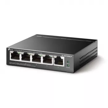 TP-Link TL-SG1005LP tinklo jungiklis Nevaldomas Gigabit Ethernet (10/100/1000) Maitinimas per Ethernet (PoE) Juoda