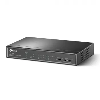 TP-Link 9 prievadų 10/100Mbps darbalaukio jungiklis su 8 prievadais PoE+