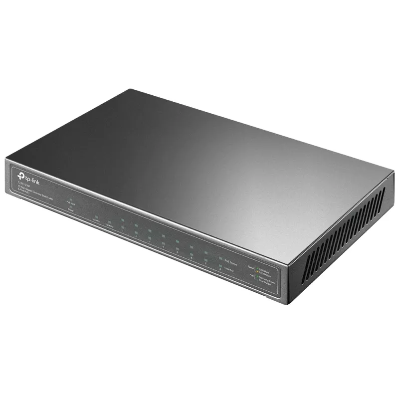 TP-Link TL-SG1210P tinklo jungiklis Nevaldomas Gigabit Ethernet (10/100/1000) Power over Ethernet (PoE) Pilka
