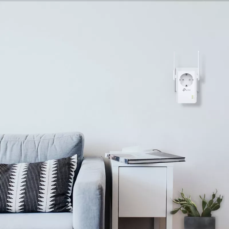 TP-Link TL-WA860RE PowerLine tinklo adapteris 300 Mbit/s Ethernet LAN Wi-Fi Baltas 1 vnt.