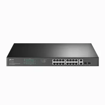 TP-Link 18 prievadų gigabitinis montuojamas į stovą komutatorius su 16 PoE+, nevaldomas, Gigabit Ethernet (10/100/1000), pilnas dupleksas, Galia over Ethernet (PoE), montavimas į stovą, 1U