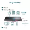 TP-Link 18 prievadų gigabito stovo montavimo jungiklis su 16 PoE+, nevaldomas, Gigabit Ethernet (10/100/1000), pilnas dupleksas, maitinimas per Ethernet (PoE), montavimas stove, 1U