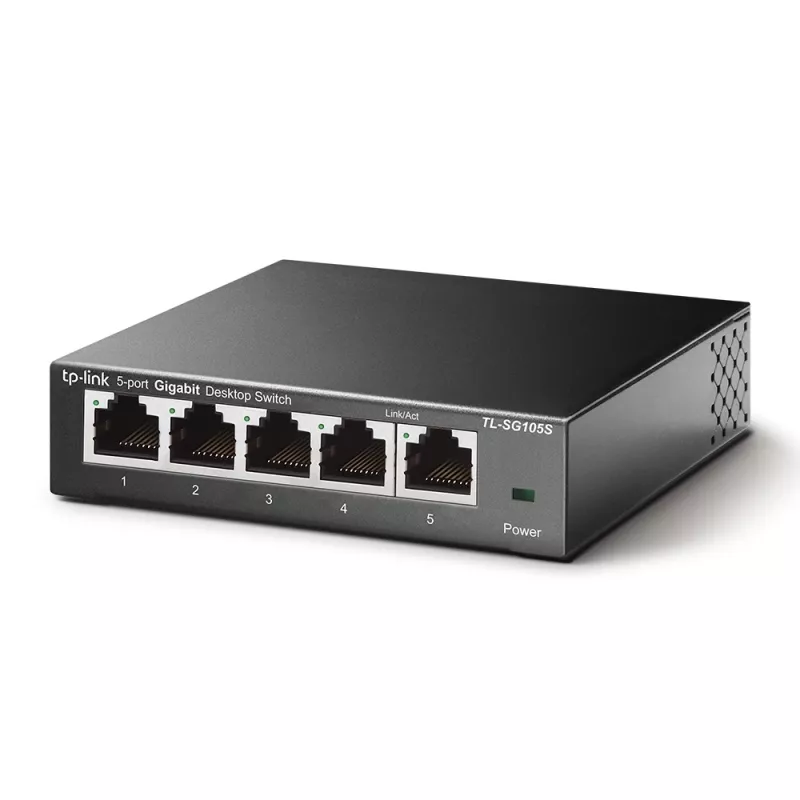 Nevaldomas jungiklis TP-Link TL-SG105S 5 prievadų 10/100/1000Mbps
