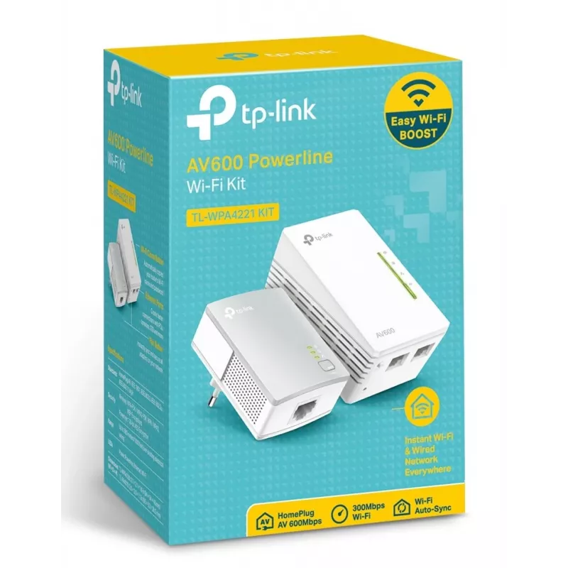 TP-Link AV600 600 Mbit/s Ethernet LAN Wi-Fi White 1 vnt.