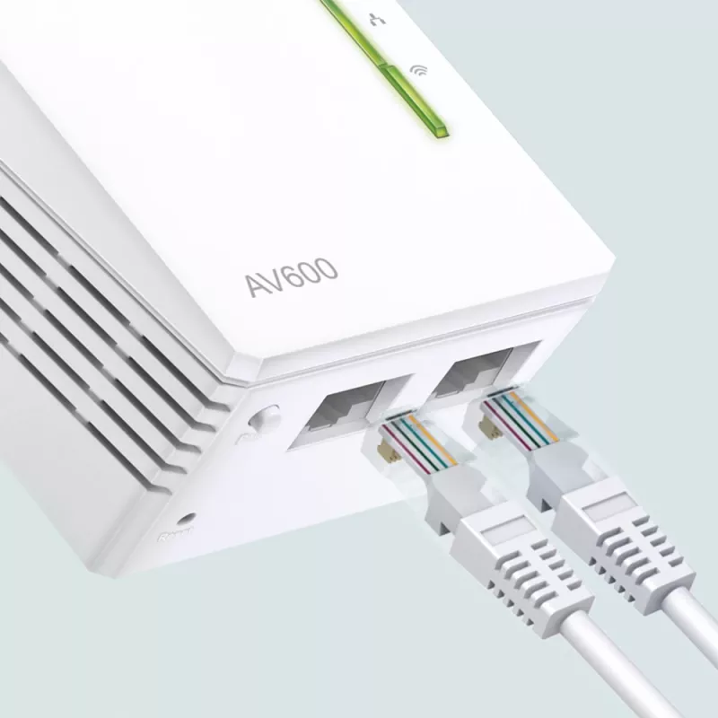 TP-Link AV600 600 Mbit/s Ethernet LAN Wi-Fi White 1 vnt.