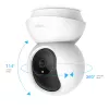 TP-Link Tapo Pan/Tilt Home Security WiFi Camera, IP security camera, Indoor, Wireless, 2400 MHz, FCC, IC, CE, NCC, Ceiling