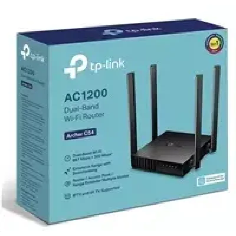 TP-Link Archer C54 belaidis maršruto parinktuvas Fast Ethernet Dual-band (2.4 GHz / 5 GHz) juodas