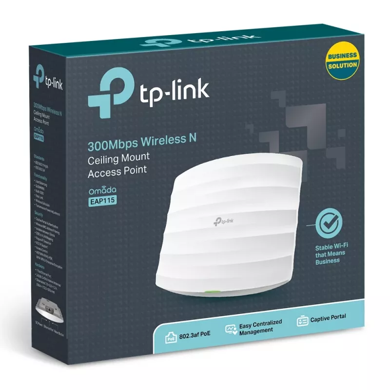 TP-Link Omada 300Mbps belaidis N lubų montavimo prieigos taškas