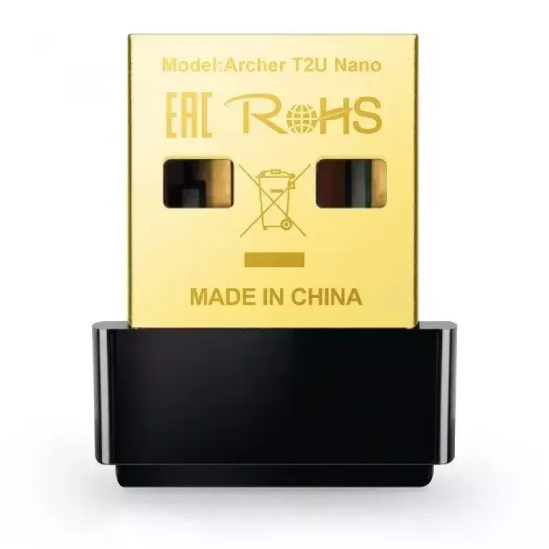 TP-Link Nano AC600 USB WiFi Adapter (Archer T2U Nano) – 2,4G/5G dviejų juostų belaidis tinklo siųstuvas-imtuvas