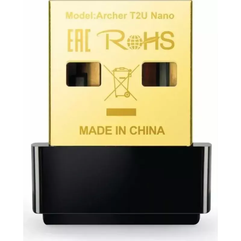 TP-Link Nano AC600 USB WiFi Adapter (Archer T2U Nano) – 2,4G/5G dviejų juostų belaidis tinklo siųstuvas-imtuvas
