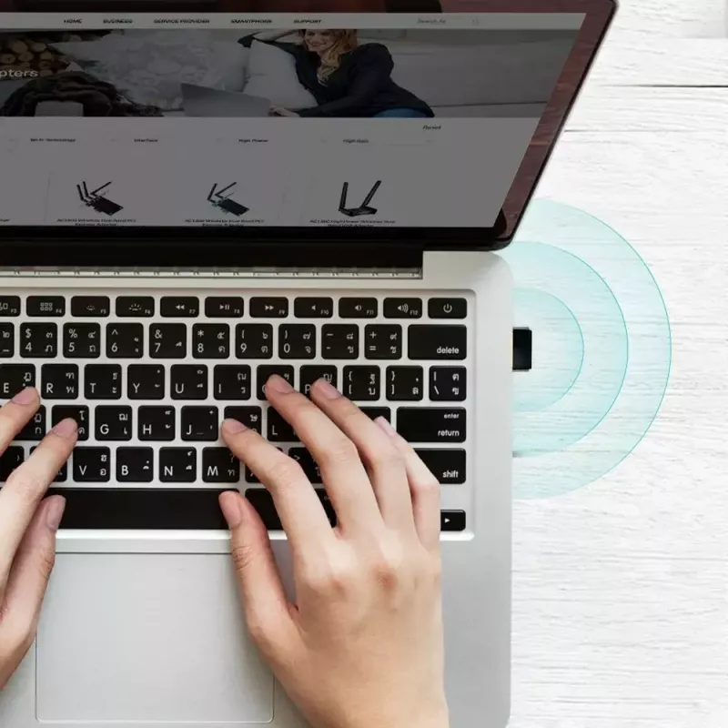 TP-Link Nano AC600 USB WiFi Adapter (Archer T2U Nano) – 2,4G/5G dviejų juostų belaidis tinklo siųstuvas-imtuvas