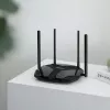 Stalinis maršrutizatorius MERCUSYS MR80X — dviejų juostų „Wi‑Fi 6“ (802.11ax), 3000 Mbps, 4 išorinės antenos, 3 „Gigabit LAN“ prievadai