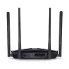 Stalinis maršrutizatorius MERCUSYS MR80X — dviejų juostų „Wi‑Fi 6“ (802.11ax), 3000 Mbps, 4 išorinės antenos, 3 „Gigabit LAN“ prievadai