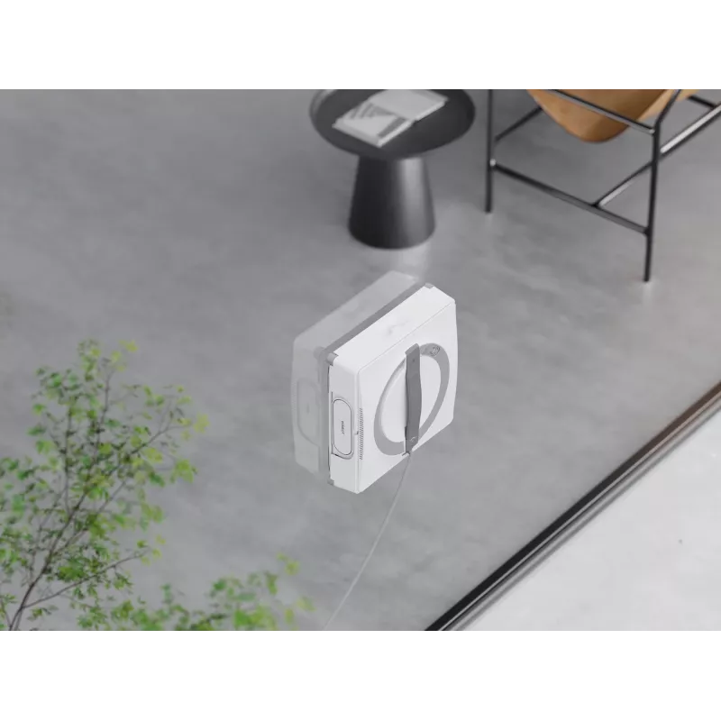 Langų valytuvas Ecovacs WINBOT W2 OMNI — baterija 4500 mAh, 96 W, bešepetėlis variklis, 260×251 mm šluostė, laidas 5,5 m, min. langas 30×40 cm
