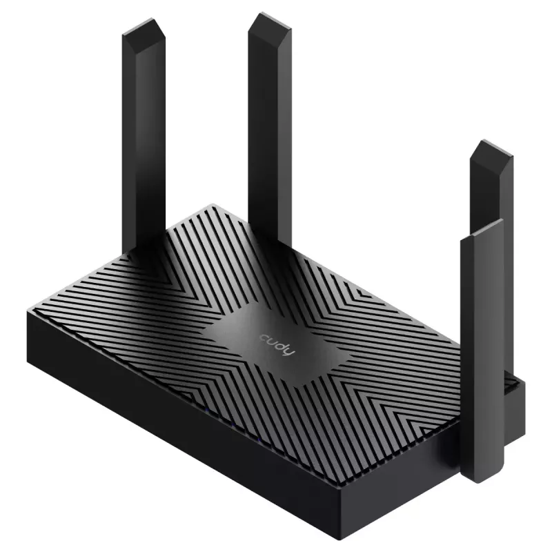 Stalinis maršrutizatorius Cudy WR1500 — dviejų juostų (2,4/5 GHz), „Wi‑Fi 6/4“, 4x „Gigabit“ LAN, MU‑MIMO, išorinės antenos