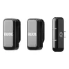 Belaidė prisegama mikrofonų sistema Rode Wireless Micro Juoda