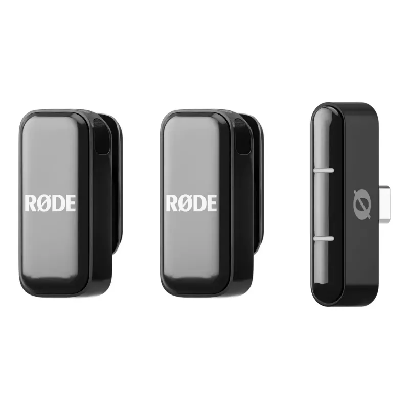 Belaidė prisegama mikrofonų sistema Rode Wireless Micro Juoda