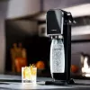 Gazuoto vandens aparatas SodaStream ART Juoda Steel 1L Angliarūgštės balionėlis 60L