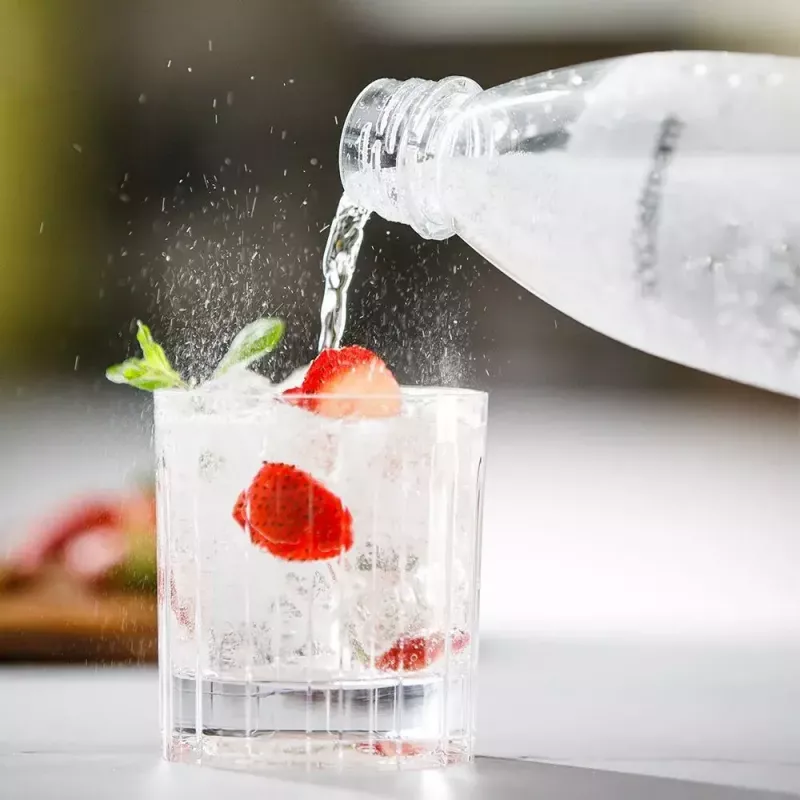 Gazuoto vandens aparatas SodaStream ART Juoda Steel 1L Angliarūgštės balionėlis 60L