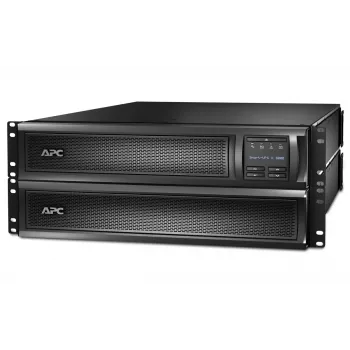 APC Smart-UPS X SMX3000RMHV2U - 3000VA, 8x C13, 1x C19 lizdas, USB, praplečiamas veikimo laikas