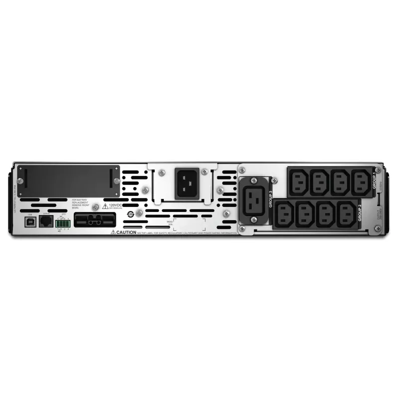 APC Smart-UPS X SMX3000RMHV2U - 3000VA, 8x C13, 1x C19 lizdas, USB, praplečiamas veikimo laikas