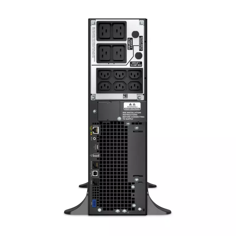 APC Smart-UPS On-Line, 5kVA, Tower, 230V, 6x C13+4x C19 IEC lizdai, tinklo kortelė+SmartSlot, prailgintas veikimo laikas, be bėgių komplekto