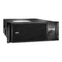 APC Smart-UPS On-Line SRT6KRMXLI - 6kW/VA, 6x C13 + 4x C19 + kietasis laidų prijungimas 1 fazės išėjimas, montuojamas į stelažą, įmontuota NMC