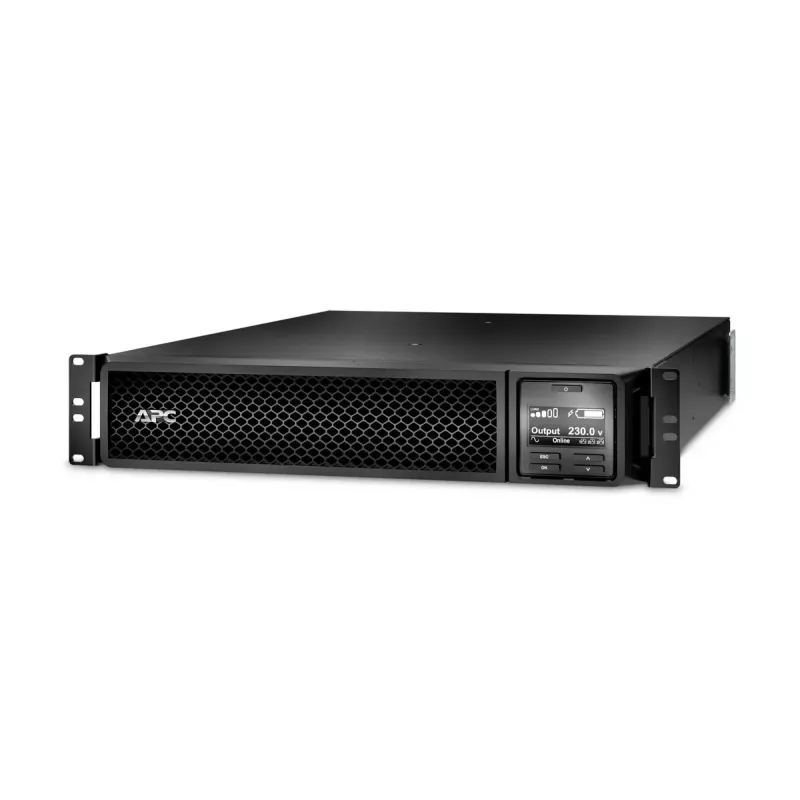 APC Smart-UPS On-Line SRT2200RMXLI-NC - 2200VA, 8x C13 ir 2x C19, montuojamas į stelažą, NMC