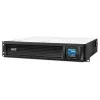 APC Smart-UPS C, linijinis interaktyvus, 1000VA, stelažinis 2U, 230V, 4x IEC C13 lizdai, SmartConnect prievadas, USB ir nuoseklusis ryšys, AVR, grafinis LCD