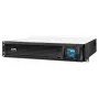 APC Smart-UPS C, linijinis interaktyvus, 1000VA, stelažinis 2U, 230V, 4x IEC C13 lizdai, SmartConnect prievadas, USB ir nuoseklusis ryšys, AVR, grafinis LCD