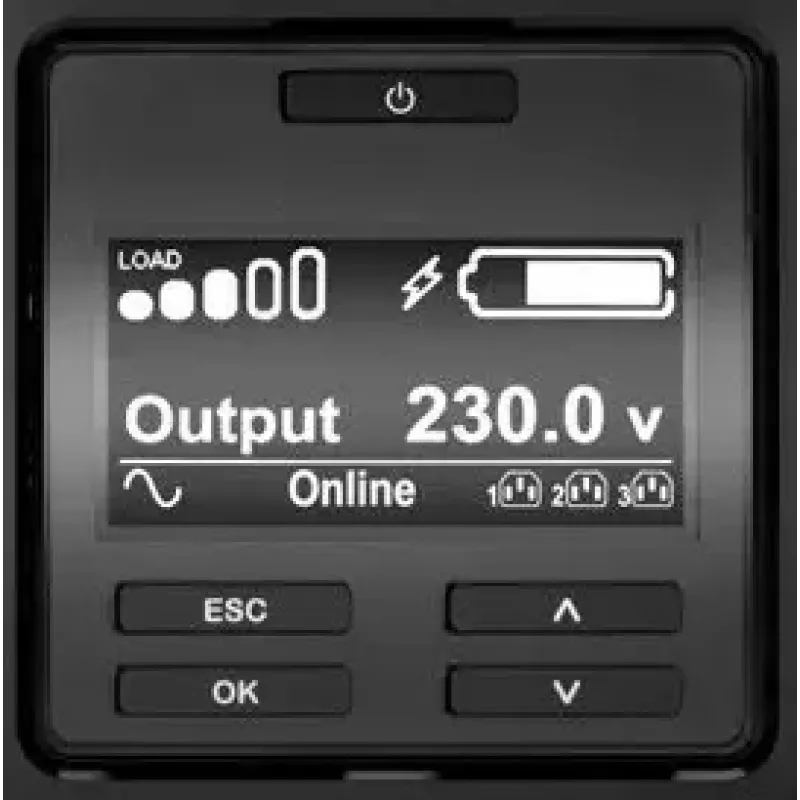 APC Smart-UPS On-Line, 1500VA/1500W, Tower, 230V, 6x C13 IEC lizdai, SmartSlot, prailgintas veikimo laikas, be bėgių komplekto