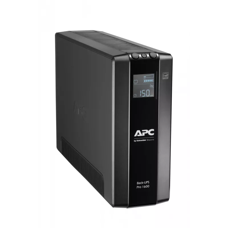 APC Back-UPS Pro, 1600VA/960W, bokštinis, 230V, 8x IEC C13 lizdai, AVR, LCD, keičiama baterija