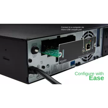 APC AP9640 Smart-UPS tinklo valdymo kortelė (3 kartos), tinklo valdymo kortelė, SmartSlot, 12,1 mm, 11,4 mm, 38 mm, 80 g