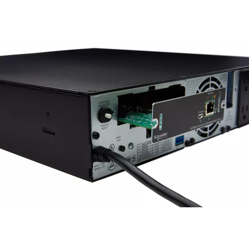 APC AP9640 Smart-UPS tinklo valdymo kortelė (3 kartos), tinklo valdymo kortelė, SmartSlot, 12,1 mm, 11,4 mm, 38 mm, 80 g