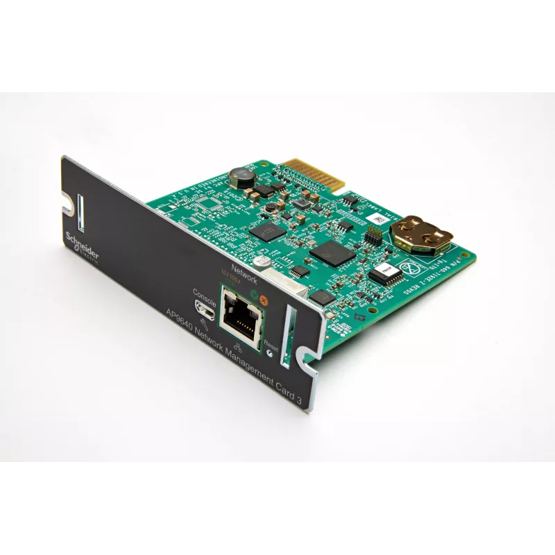 APC AP9640 Smart-UPS tinklo valdymo kortelė (3 kartos), tinklo valdymo kortelė, SmartSlot, 12,1 mm, 11,4 mm, 38 mm, 80 g