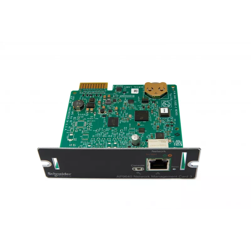 APC AP9640 Smart-UPS tinklo valdymo kortelė (3 kartos), tinklo valdymo kortelė, SmartSlot, 12,1 mm, 11,4 mm, 38 mm, 80 g