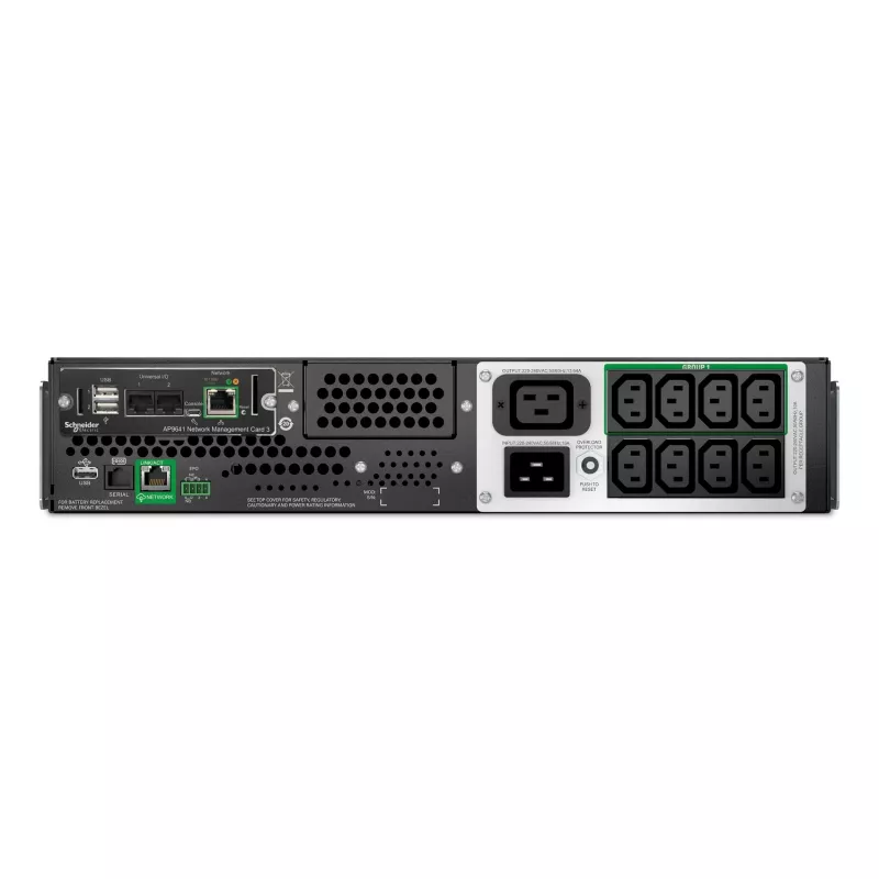 APC Smart-UPS Li-ion SMTL3000RMI2UCNC - 8xC13 ir 1xC19, montuojamas stelaže 2U, SmartConnect, NMC, 3000VA