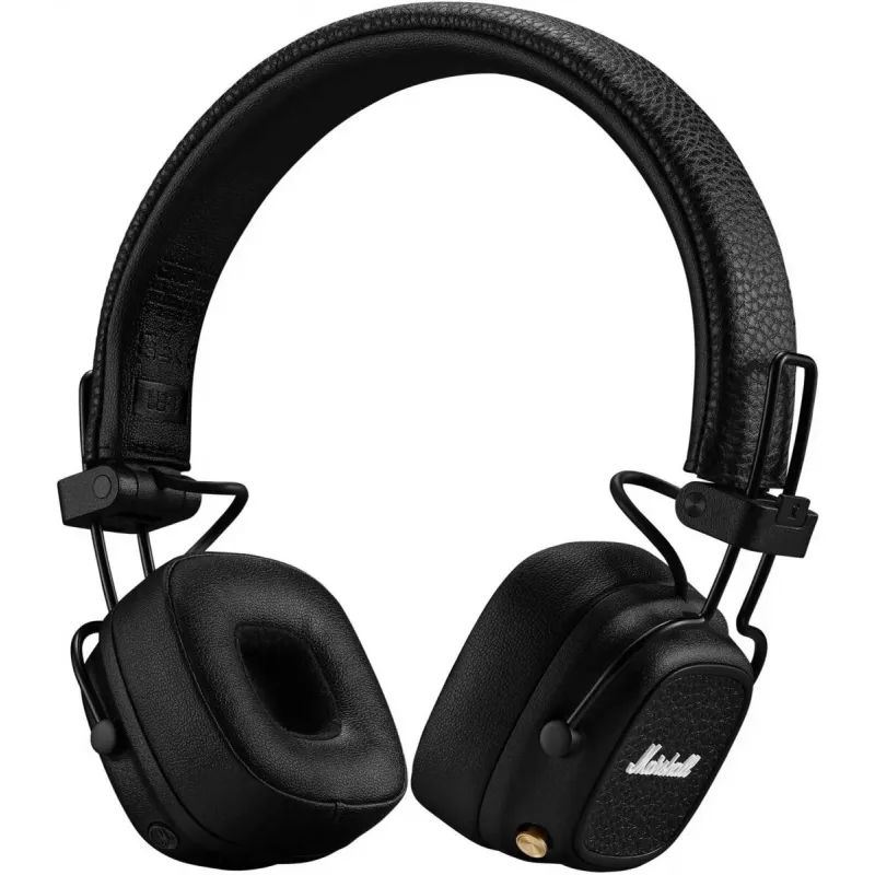 Ant ausų dedamos ausinės MARSHALL Major V Bluetooth Juoda — belaidis ant ausų dedamas modelis su Bluetooth ryšiu
